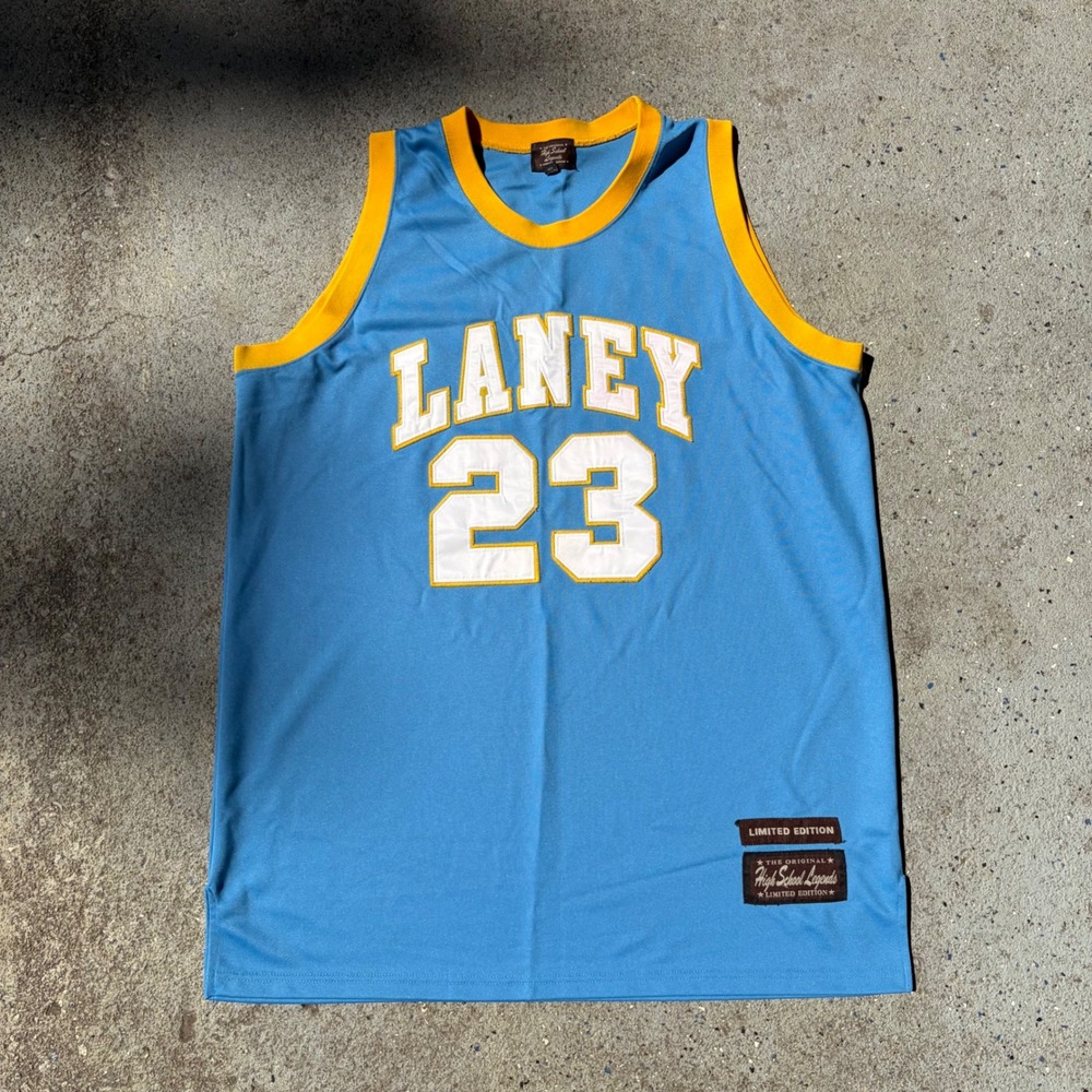 High School Legends Michael Jordan Laney High School 23 Jersey Blue Size 54 XXL